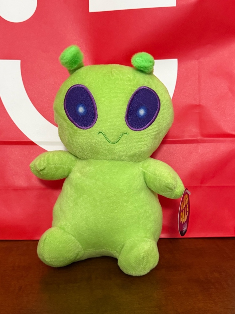 NEW BMI Cosmic Space Pals Green Soft Alien Plush Stuffed Toy NWT - Picture 6 of 6